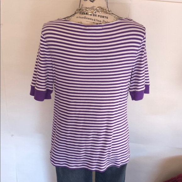 American Living Purple pullover top 100 percent cotton - Picture 5 of 7